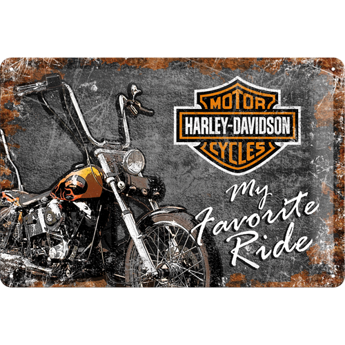 Harley Favorite Ride - medium plate